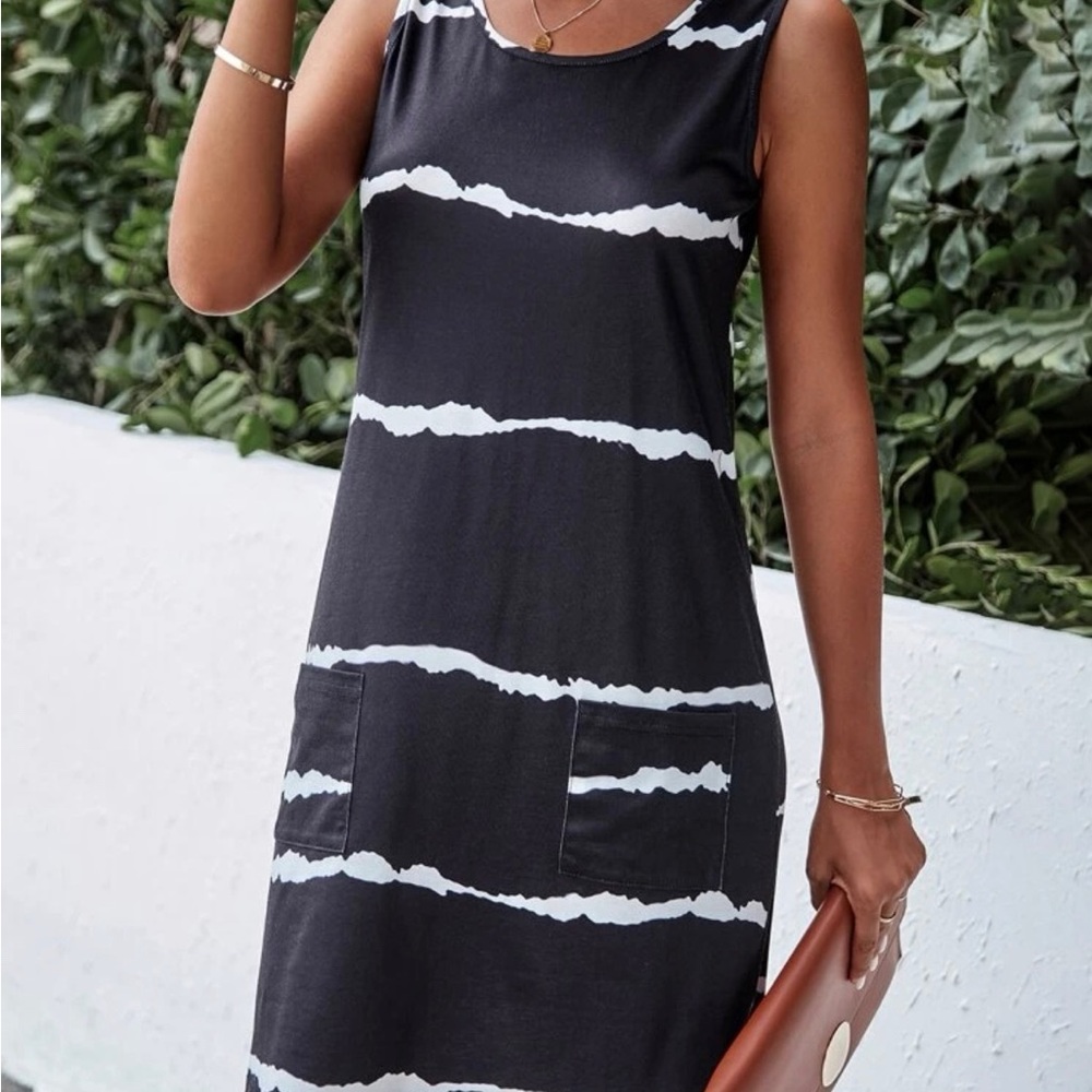 NWOT Tie Dye Scoop Neck Tank Dress